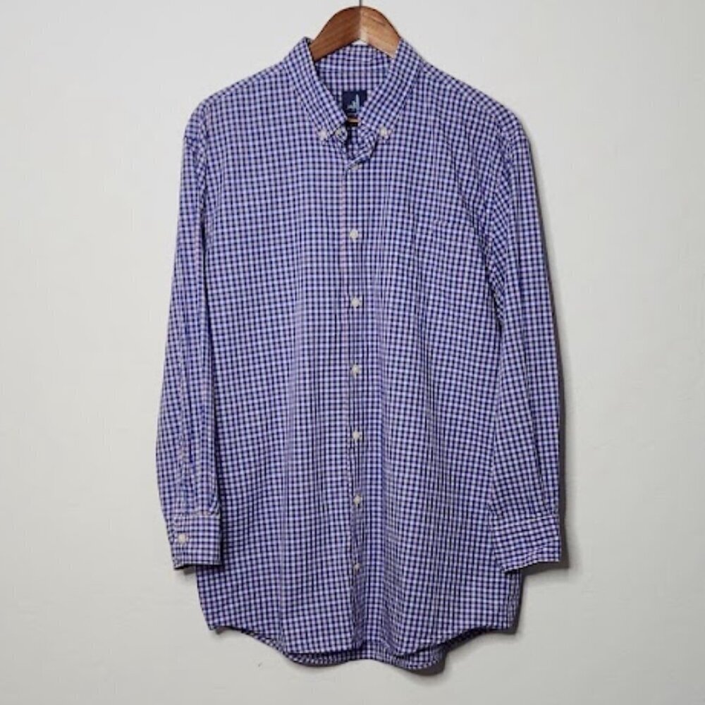 Johnnie-O Men's Long Sleeve Button-Down Shirt Size Large